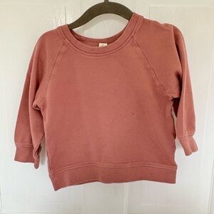 Colored Organics Dusty Rose Crew Neck Sweater